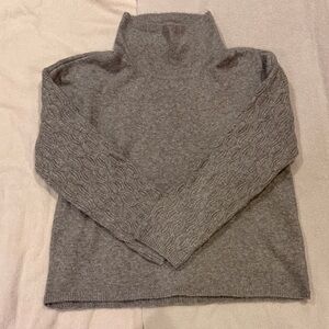 Calvin Klein Gray Cowl Neck Sweater